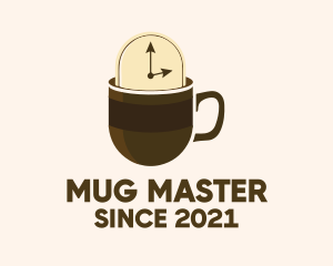 Mug Coffee Clock logo