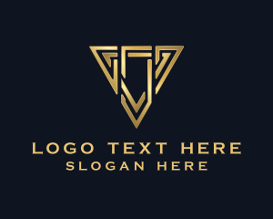 Project - Corporate Business Tech Triangle logo design