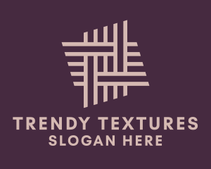 Woven Rattan Textile logo design