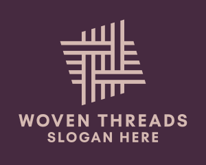 Woven Rattan Textile logo design