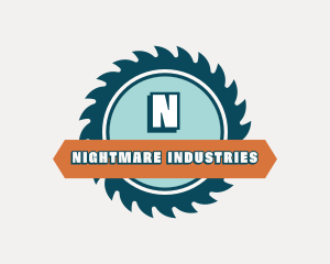 Industrial Sawmill Cutter logo design