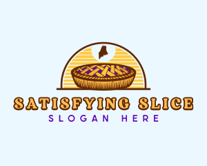 Maine Blueberry Pie logo