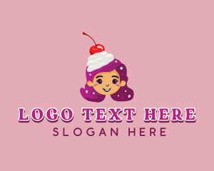 Cherry Sundae Girl Logo