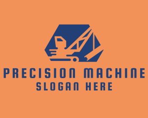 Construction Crane Machine logo