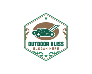 Lawn Mower Yard logo design