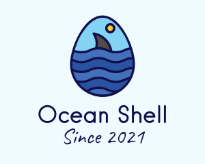 Ocean Shark Egg logo design