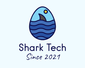 Ocean Shark Egg logo design