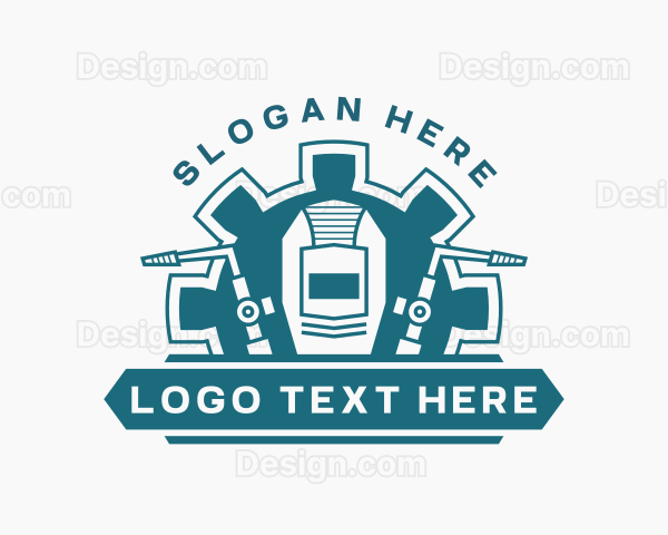 Industrial Welding Cog Logo