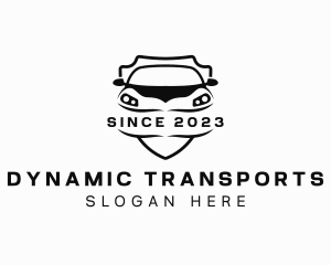 Transport Car Shield logo design