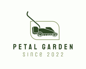 Grass Mower Equipment logo design