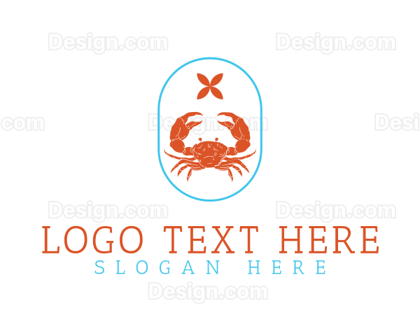 Crab Fishery Business Logo