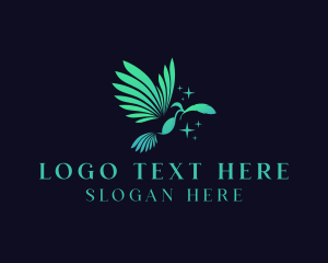 Bird Wings Feather logo