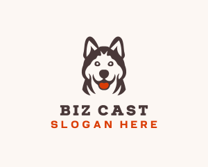 Husky Pet Dog logo