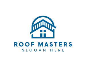 Roofing Real Estate Residential logo design