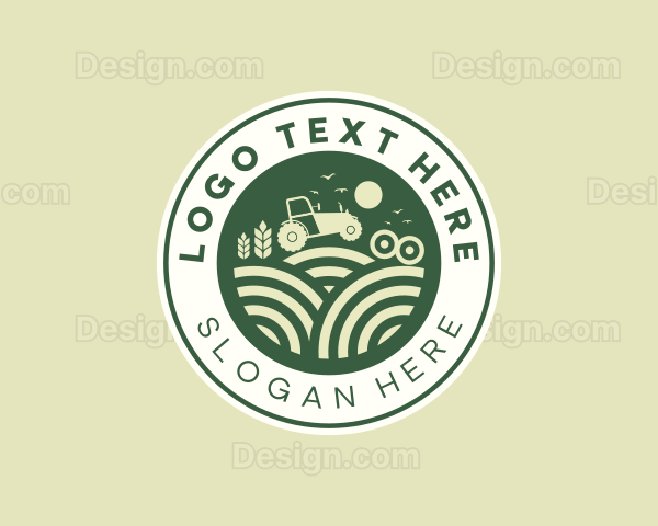 Agriculture Farm Tractor Logo