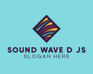 Random Wave Lines logo design