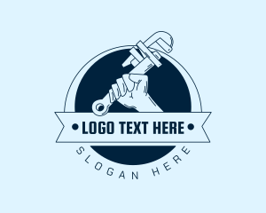 Plumber Handyman Badge logo