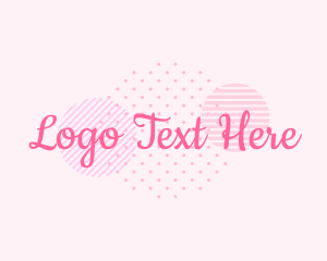 Girly Fashion Cursive Logo