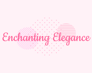 Girly Fashion Cursive logo design