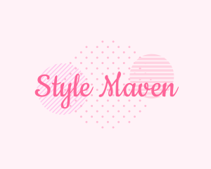 Girly Fashion Cursive logo design