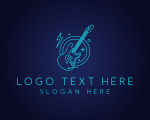 Neon Electric Guitar  logo