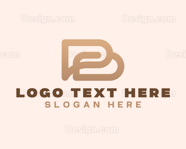 Social Chat Messaging Letter B Logo