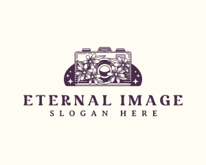 Floral Camera Imaging logo design