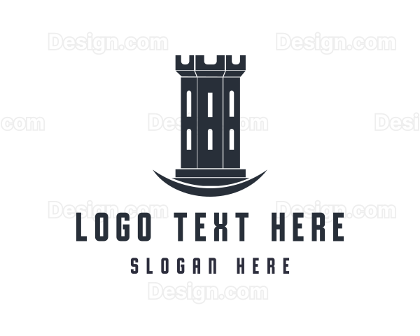 Tower Turret Fortress Logo