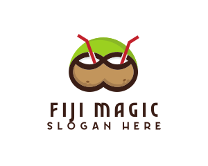 Double Coconut Drinks logo