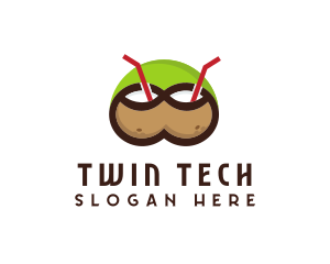 Double Coconut Drinks logo