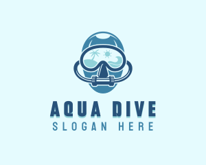 Scuba Diving League logo design