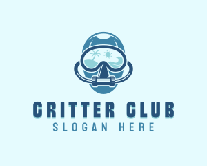 Scuba Diving League logo design