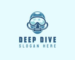 Scuba Diving League logo design