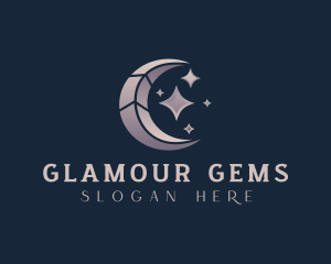 Moon Stars Jewelry logo design