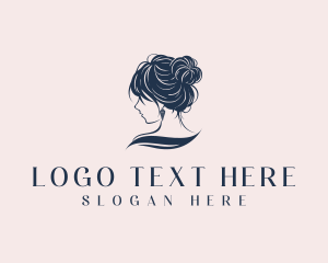 Woman Hairdresser Salon logo