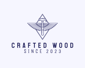 Carpentry Hammer Wings logo
