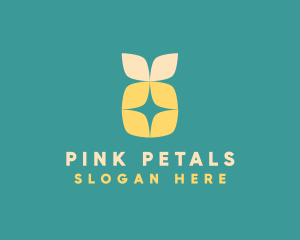 Flower Yellow Petals  logo design