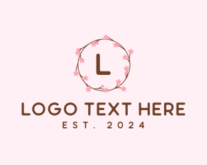 Cherry Blossom Flower logo