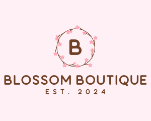 Cherry Blossom Flower logo design