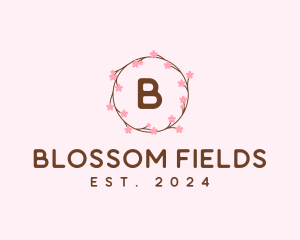 Cherry Blossom Flower logo design