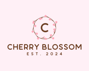 Cherry Blossom Flower logo design