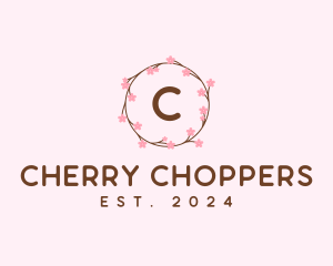 Cherry Blossom Flower logo design