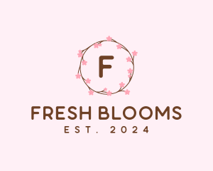 Cherry Blossom Flower logo design