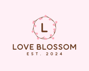 Cherry Blossom Flower logo design