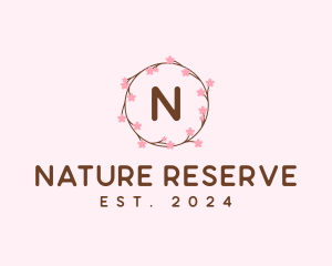 Cherry Blossom Flower logo design