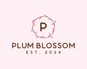 Cherry Blossom Flower logo design