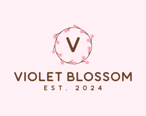 Cherry Blossom Flower logo design