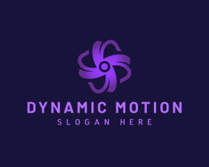 Propeller Motion Fan logo design