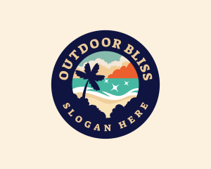 Outdoor Beach Shore logo design