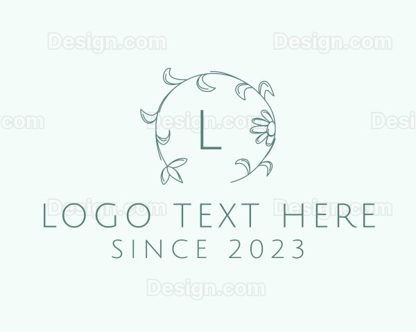 Flower Plant Garden Logo